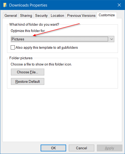 La carpeta de descargas se abre lentamente en Windows 10 paso 2