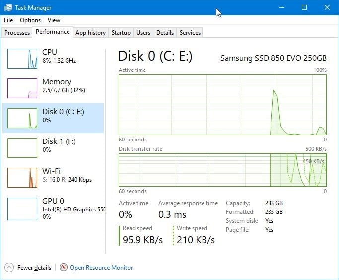 compruebe si su PC con Windows 10 tiene SSD pic1
