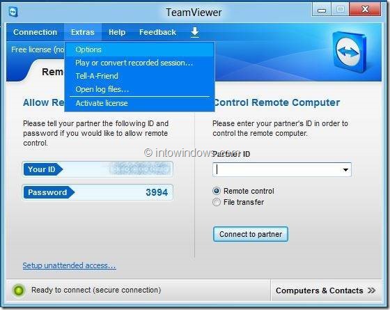 Cambiar la configuración de control de acceso de TeamViewer Step
