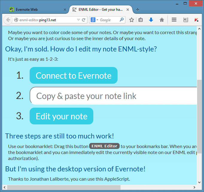 Cambiar el color de fondo de Evernote Step2