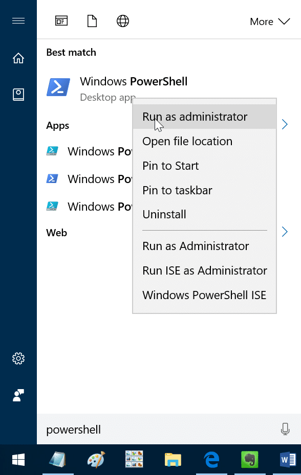 restablecer o reinstalar Calculadora en Windows 10 paso 1