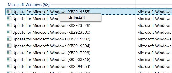 Desinstale la imagen 5 de Windows 8.1 Update 1