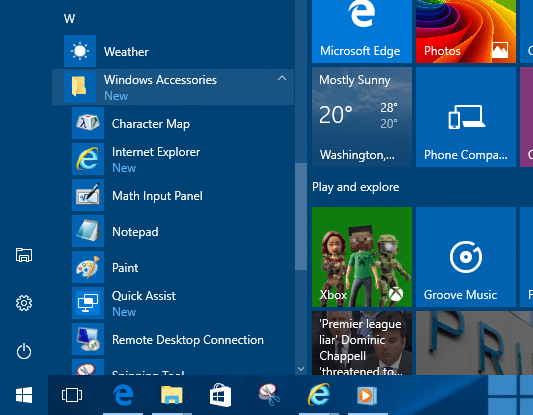 Internet Explorer falta en Windows 10 pic10