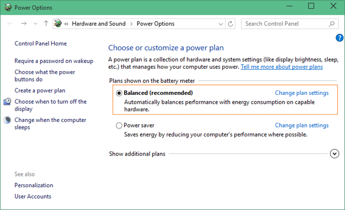Ahorro de baterÃ­a de Windows 10 Habilitar o deshabilitar Picture8