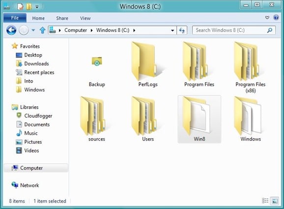 Reparar o actualizar PC con Windows 8 sin DVD