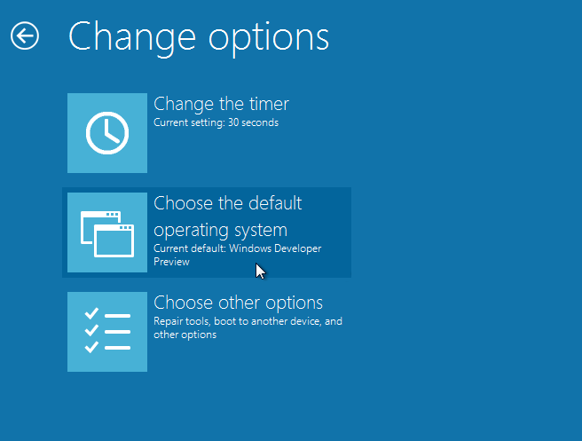 Arranque dual de Windows 8 - Cambiar opciones