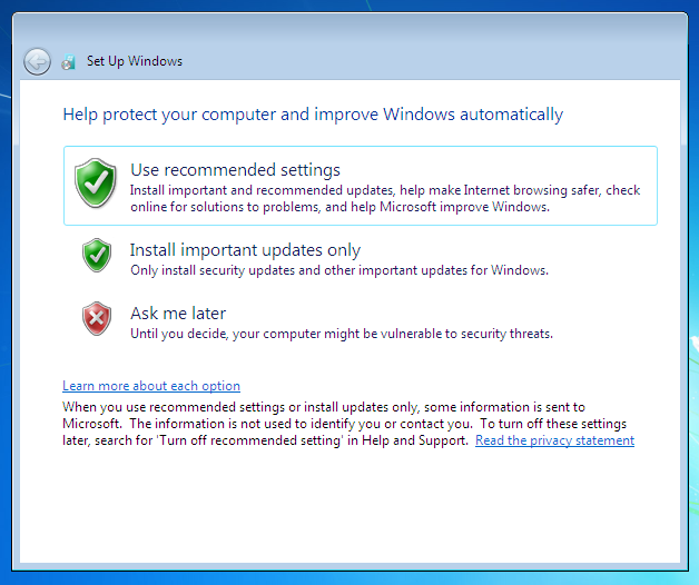 Windows 7: configurar Windows Update