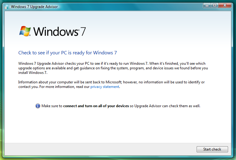 Asesor de actualizaciones de Windows 7