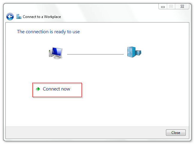 Cliente VPN de Windows 7: conexión de prueba