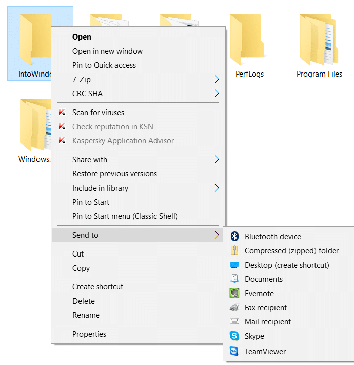 Agregar carpetas a la barra de tareas en Windows 10 paso 1
