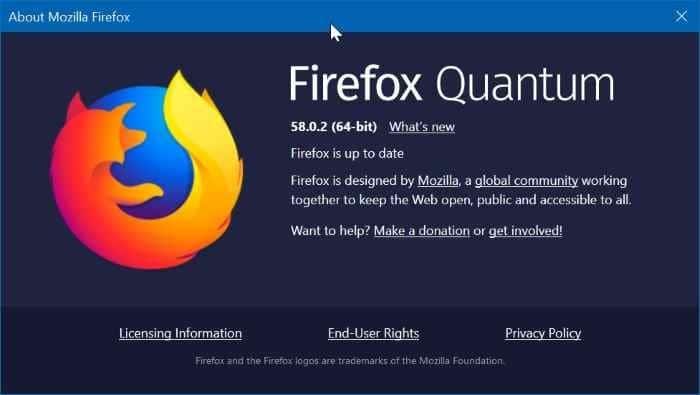 actualiza Firefox para solucionarlo