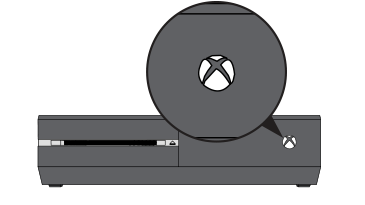 Botón de encendido de la consola Xbox One