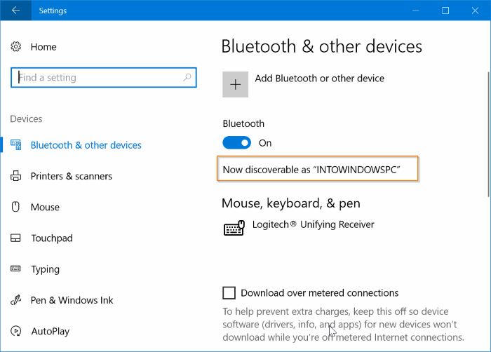cambiar el nombre de bluetooth en windows 10 pic01