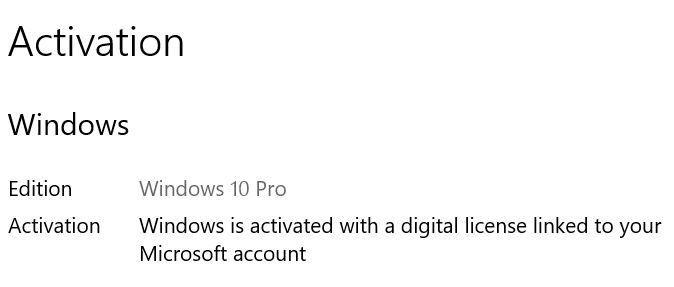 comprobar el estado de activación de Windows 10 pic01
