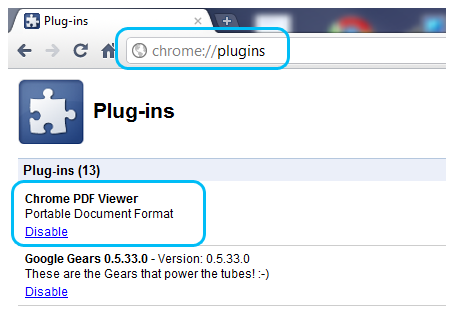 Google Chrome Plug-in Section