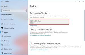 Cómo habilitar versiones anteriores para recuperar archivos en Windows 10