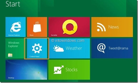 Habilitar o deshabilitar la pantalla táctil en Windows 8