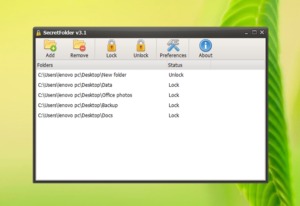Los 5 mejores programas gratuitos de Folder Locker para Windows