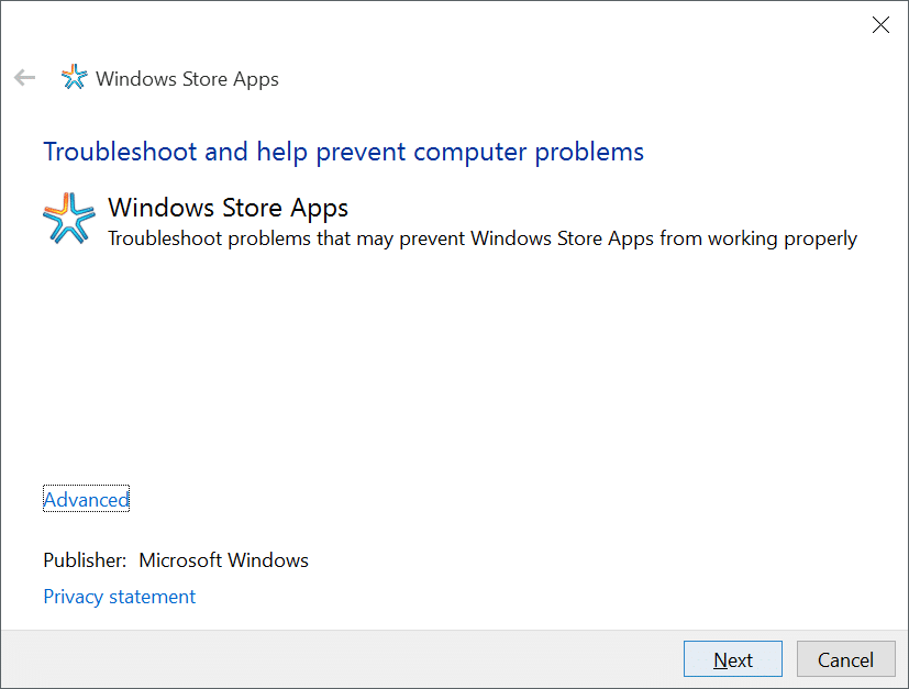 La aplicación de correo no se abre o se bloquea en Windows 10 pic01