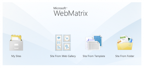 Inicio rápido en WebMatrix