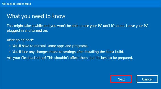 Eliminar detalles de Windows 10 20H2