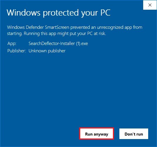 Aviso de instalación de Windows 10
