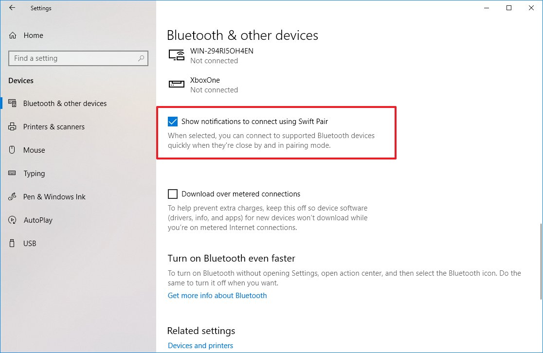 Habilitar Swift en Windows 10